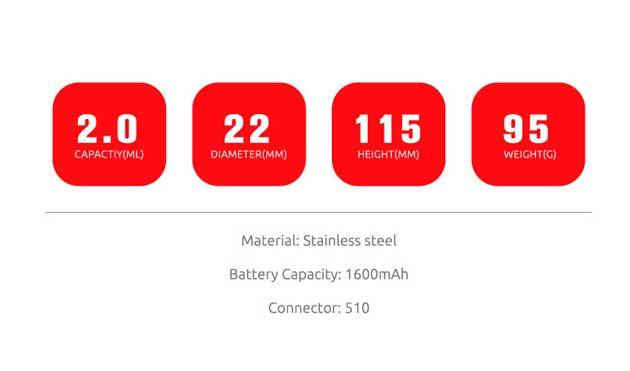 Stick Aio Smok 1600mah 45w 1