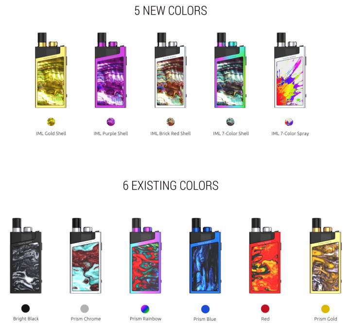 Smok Trinity Alpha Pod Smok Trinity Alpha Pod 11 Colori Disponibili
