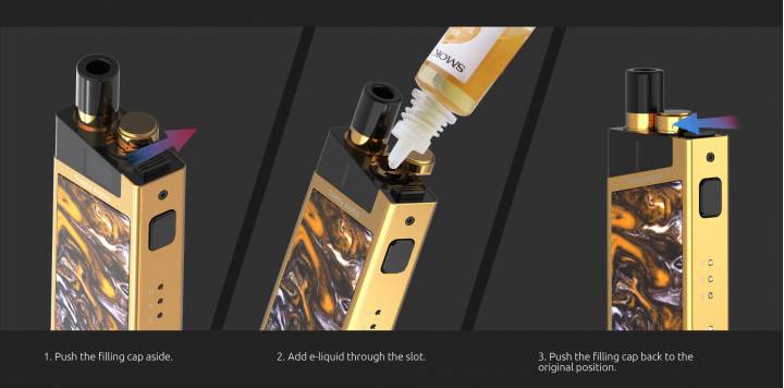 Smok Trinity Alpha Pod Smok Trinity Alpha Pod Ricarica Liquido