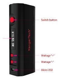 Kanger Subox Mini Kit Completo 50w 2