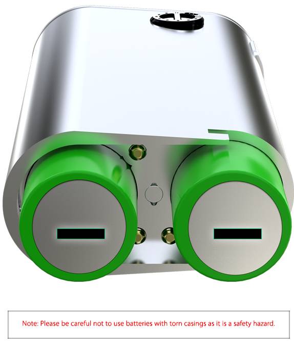 Wismec Noisy Cricket 2 D25 Wismec Noisy Cricket 2 D25 Struttura Delle Batterie 18650 Sostituibili
