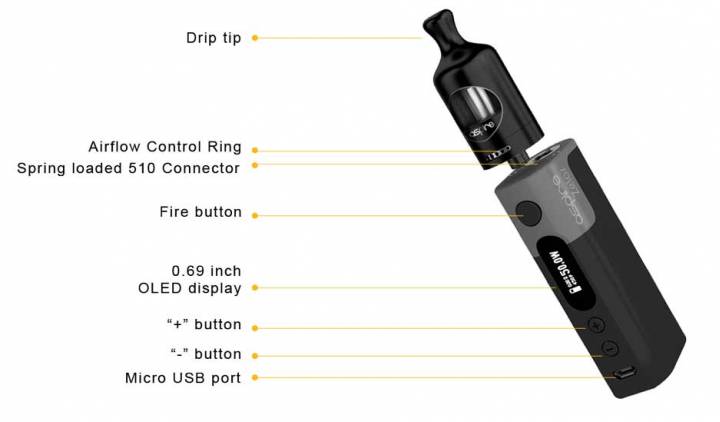 Aspire Zelos 50w Con Nautilus 2 Kit Completo 2500mah 2 Aspire Zelos 50w Con Nautilus 2 Kit Completo 2500mah 2
